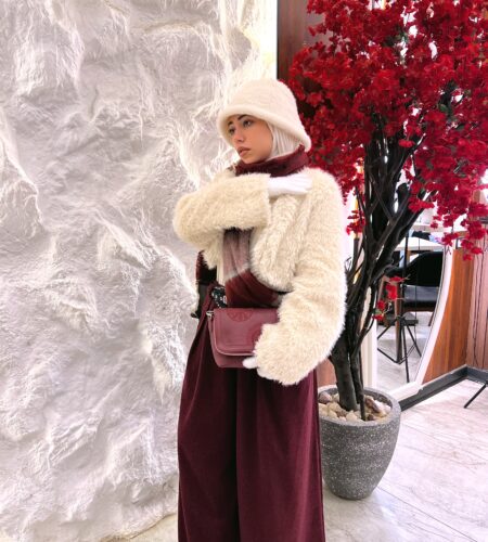 جاكيت قصير فرو