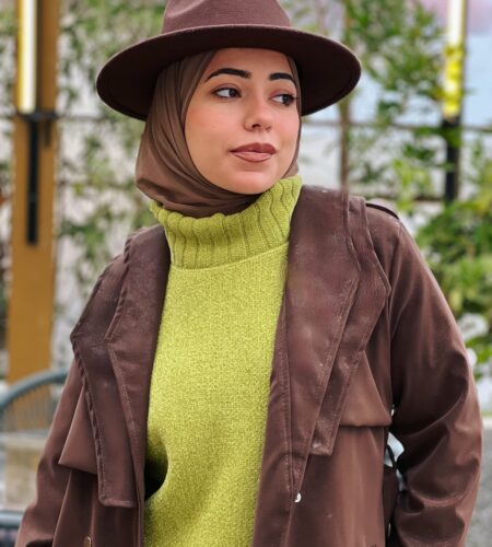 جاكيت جلد طويل